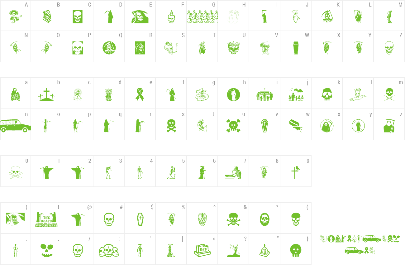 Font The Death preview